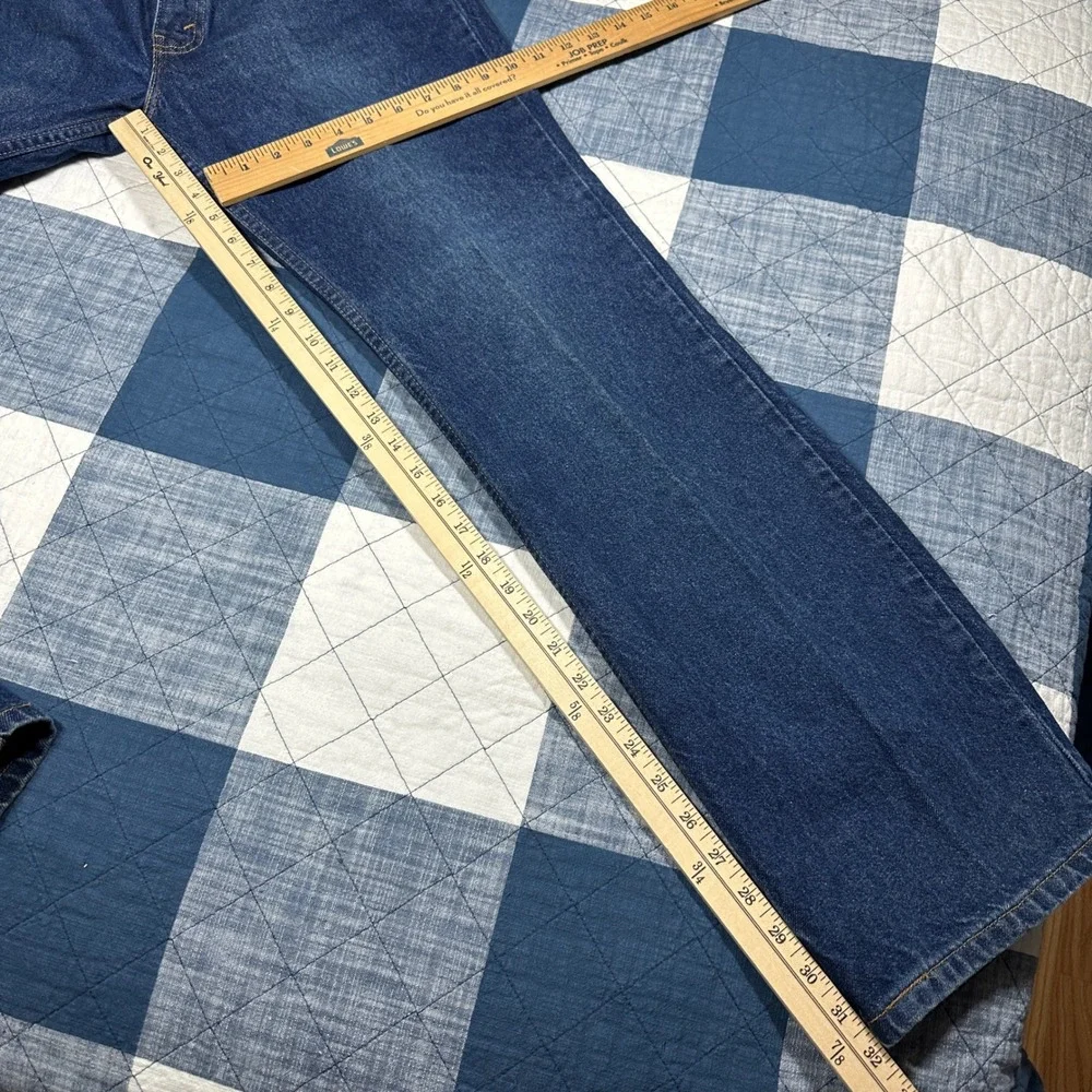 Vintage 90s Levis 517 Orange Tab Bootcut Jeans Mens 33x32 Blue Denim Made in USA